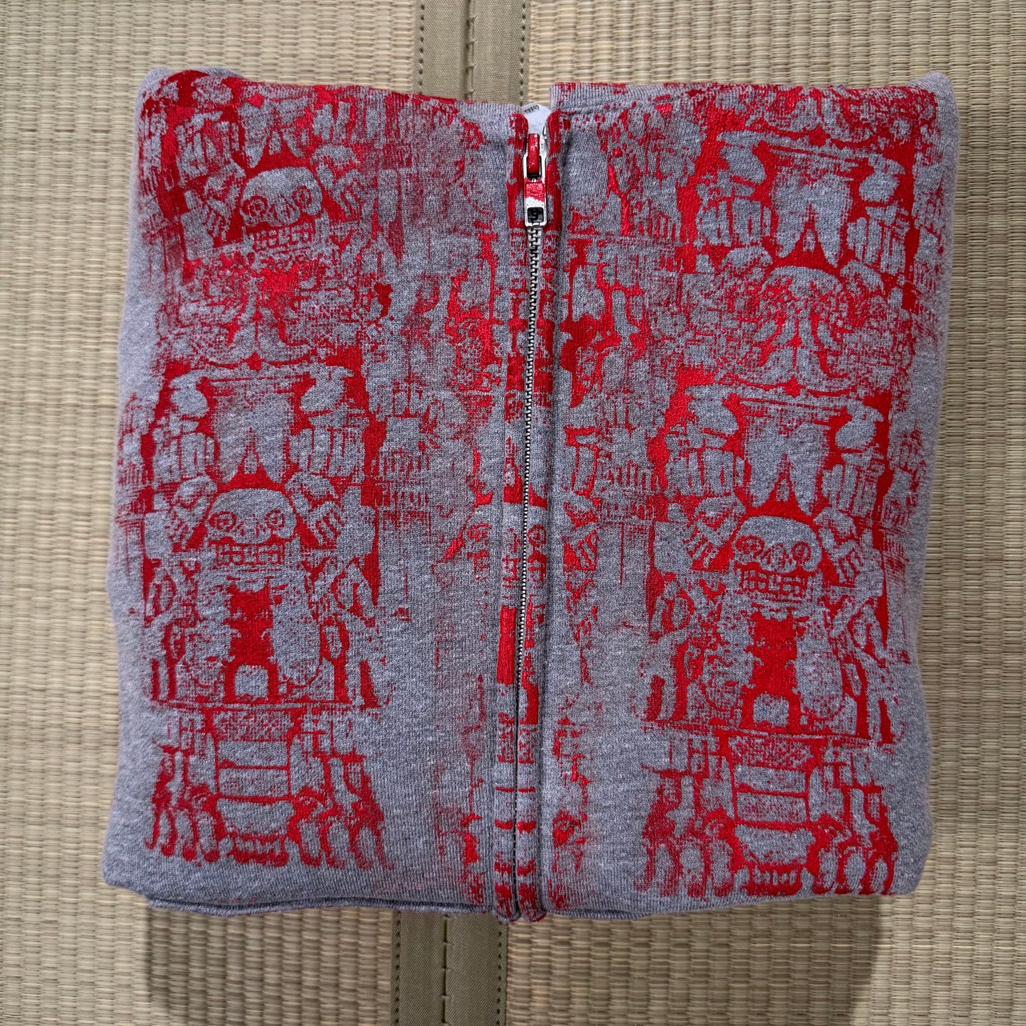 Handprinted Coatlicue Zip-Up